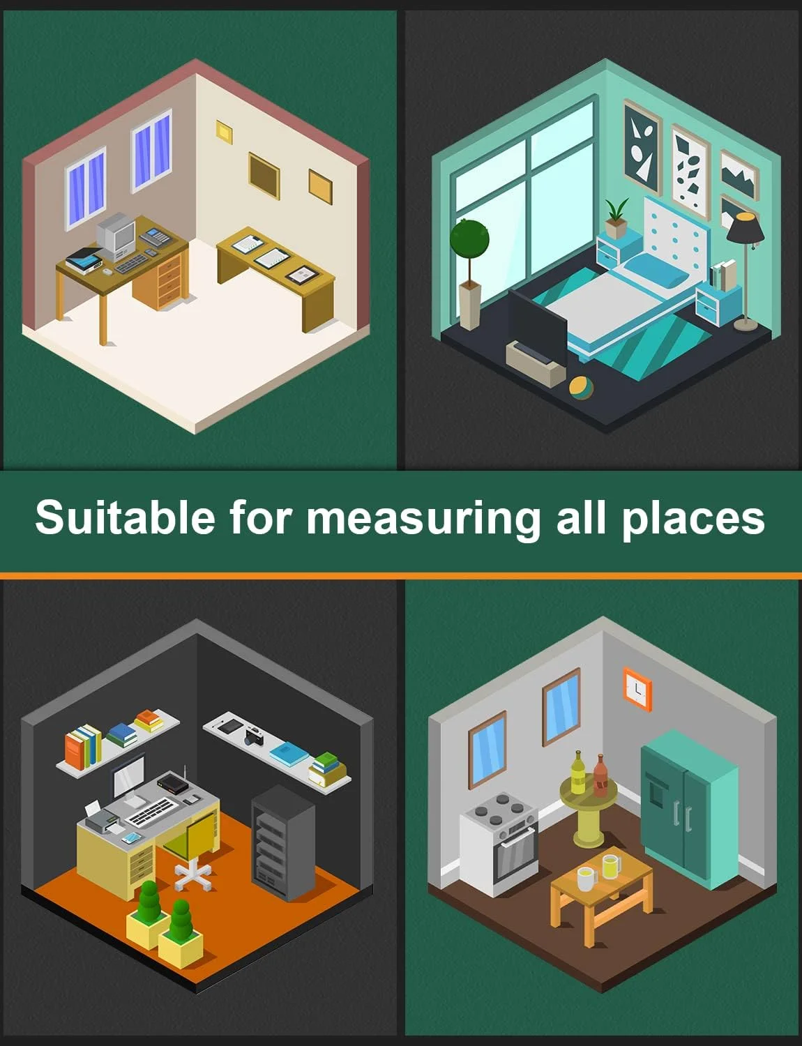 متر لیزری، متر فاصله دیجیتال لیزری اوگتو با 2 تراز حبابی، تغییر واحد M/in/Ft، LCD با نور پس زمینه و حالت فیثاغورس، اندازه گیری فاصله، مساحت و حجم متر لیزری، متر فاصله دیجیتال لیزری اوگتو با 2 تراز حبابی، تغییر واحد M/in/Ft، LCD با نور پس زمینه و حالت فیثاغورس، اندازه گیری فاصله، مساحت و حجم