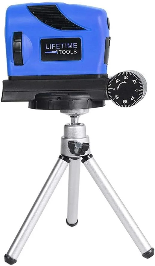 کیت تراز لیزری، تراز لیزری خودتراز خطی متقاطع، متر تراز لیزری مادون قرمز (آبی با نگهدارنده) کیت تراز لیزری، تراز لیزری خودتراز خطی متقاطع، متر تراز لیزری مادون قرمز (آبی با نگهدارنده)