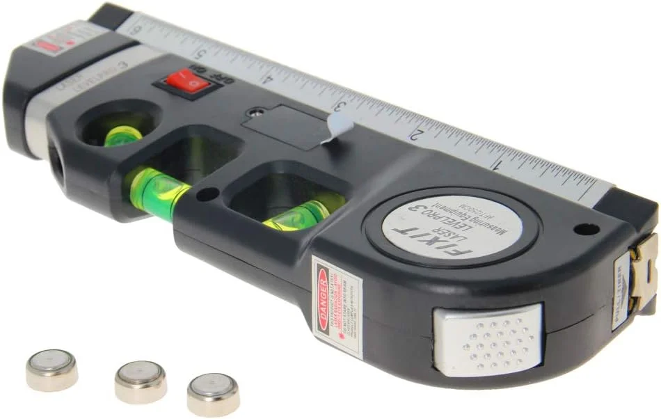 ابزار خط تراز لیزری Utoolmart، کیت تراز لیزری چند منظوره، ابزار پرتو تراز خط لیزری متقاطع استاندارد برای آویزان کردن تصاویر، کابینت ها، کاشی کاری دیوارها، 1 عدد ابزار خط تراز لیزری Utoolmart، کیت تراز لیزری چند منظوره، ابزار پرتو تراز خط لیزری متقاطع استاندارد برای آویزان کردن تصاویر، کابینت ها، کاشی کاری دیوارها، 1 عدد