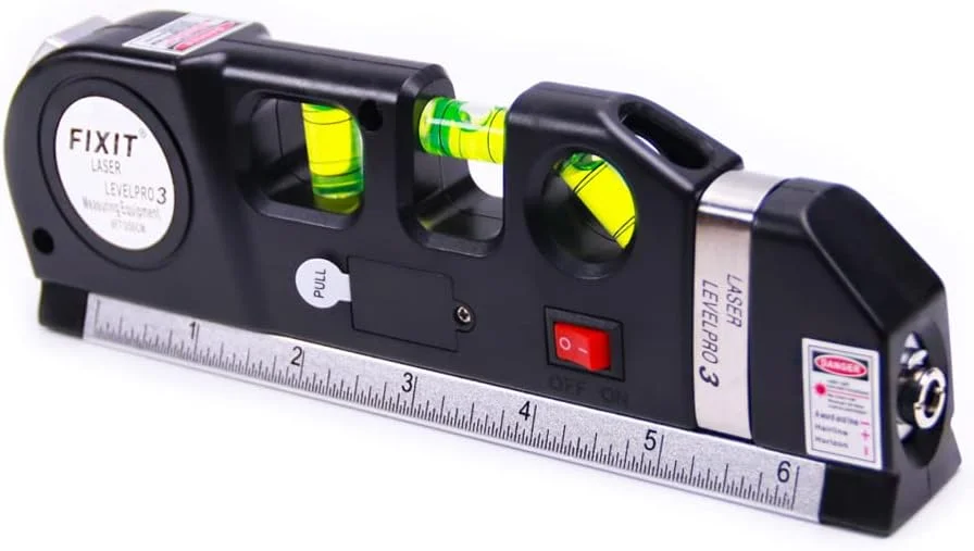 ابزار خط تراز لیزری Utoolmart، کیت تراز لیزری چند منظوره، ابزار پرتو تراز خط لیزری متقاطع استاندارد برای آویزان کردن تصاویر، کابینت ها، کاشی کاری دیوارها، 1 عدد ابزار خط تراز لیزری Utoolmart، کیت تراز لیزری چند منظوره، ابزار پرتو تراز خط لیزری متقاطع استاندارد برای آویزان کردن تصاویر، کابینت ها، کاشی کاری دیوارها، 1 عدد