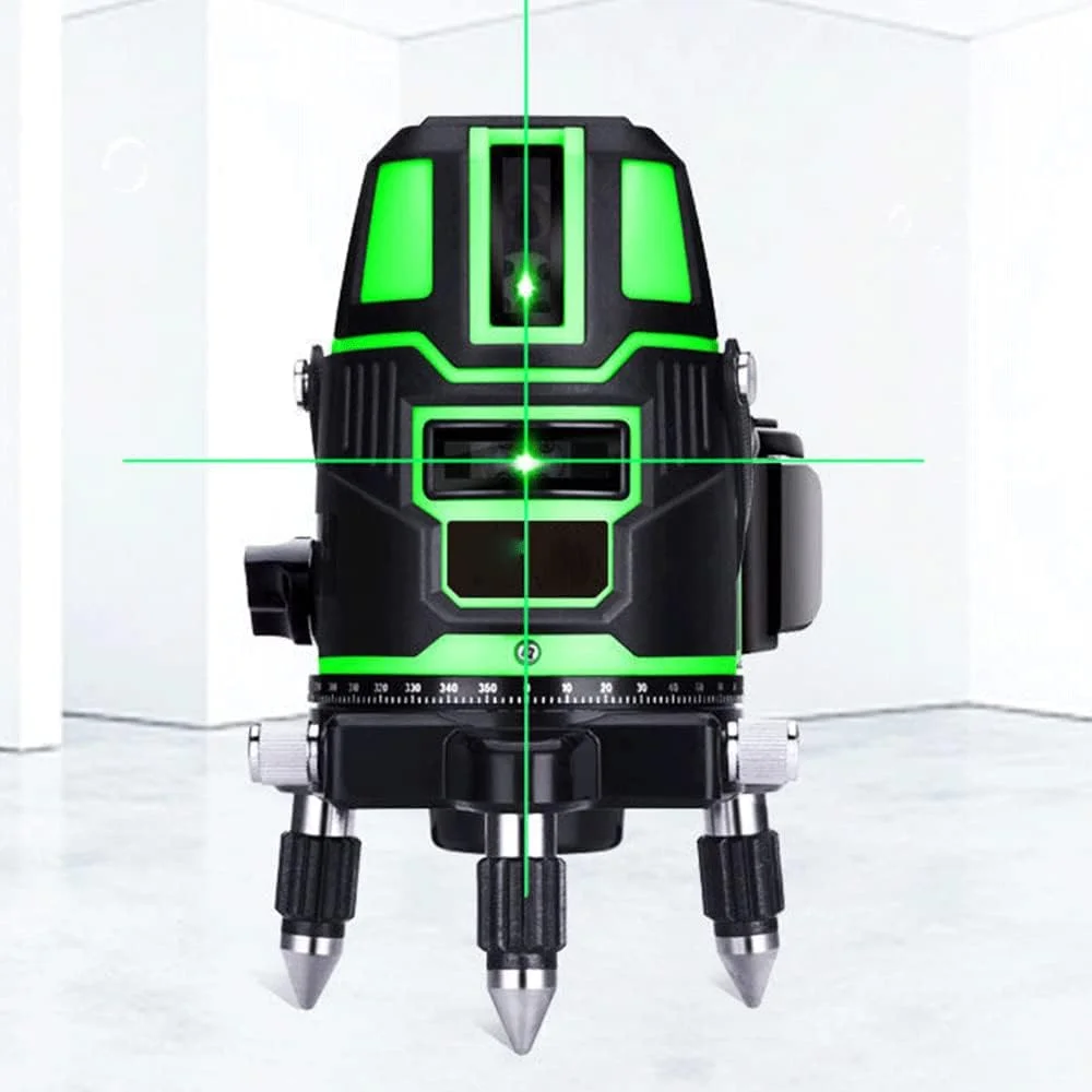 تراز لیزری چند خطی با نور سبز، خودتراز، پایه چرخان 360 درجه، دارای جعبه حمل سخت، تراز لیزری نور سبز مادون قرمز، تراز خطی اتوماتیک، 5 خط تراز لیزری چند خطی با نور سبز، خودتراز، پایه چرخان 360 درجه، دارای جعبه حمل سخت، تراز لیزری نور سبز مادون قرمز، تراز خطی اتوماتیک، 5 خط