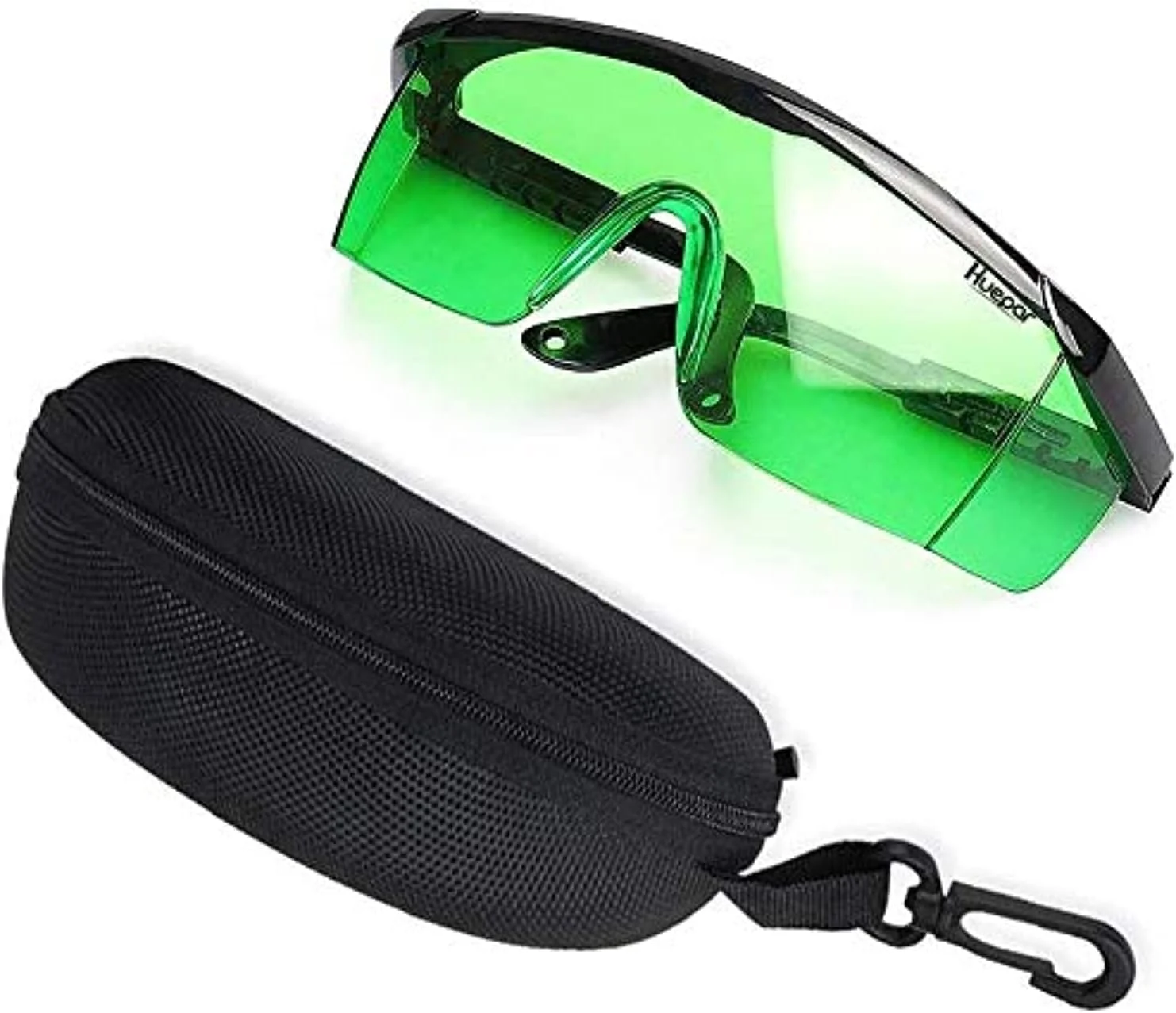 عینک تقویت کننده لیزر سبز Huepar - GL01G عینک ایمنی محافظ چشم قابل تنظیم برای تراز لیزر سبز، خطوط متقاطع و چندگانه (شامل جعبه محافظ) عینک تقویت کننده لیزر سبز Huepar - GL01G عینک ایمنی محافظ چشم قابل تنظیم برای تراز لیزر سبز، خطوط متقاطع و چندگانه (شامل جعبه محافظ)