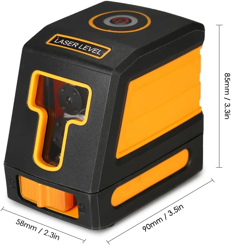 تراز لیزری خودتراز Morelian با 2 خط قرمز، تراز حرفه ای خطی افقی و عمودی، کیت تراز لیزری با خطوط لیزری قابل انتخاب و گسترش پرتو عمودی تراز لیزری خودتراز Morelian با 2 خط قرمز، تراز حرفه ای خطی افقی و عمودی، کیت تراز لیزری با خطوط لیزری قابل انتخاب و گسترش پرتو عمودی