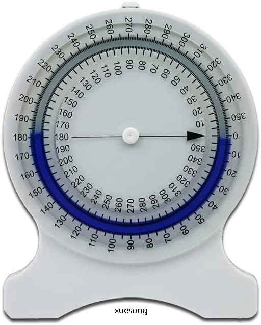 شیب سنج Xuesong برای فیزیوتراپی | شیب سنج PT بدون نشتی برای اندازه گیری دامنه حرکتی (ROM) توسط SenseAid برای دانشجویان و متخصصان