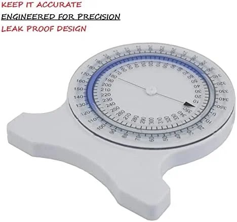 شیب سنج Xuesong برای فیزیوتراپی | شیب سنج PT بدون نشتی برای اندازه گیری دامنه حرکتی (ROM) توسط SenseAid برای دانشجویان و متخصصان