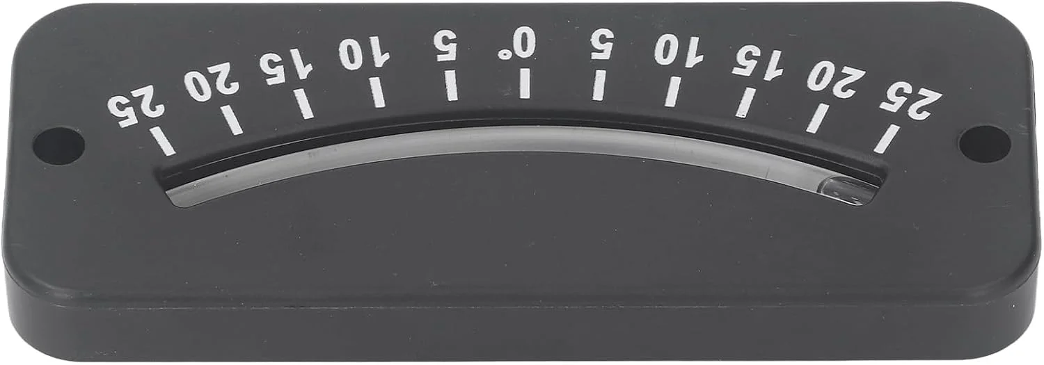 شیب سنج زاویه ای کوچک، نمایشگر مقیاس واضح، جنس ABS بادوام، نظارت دقیق بر شیب با مایع میرایی ویژه، قابل حمل برای دوچرخه، فرمان موتور سیکلت