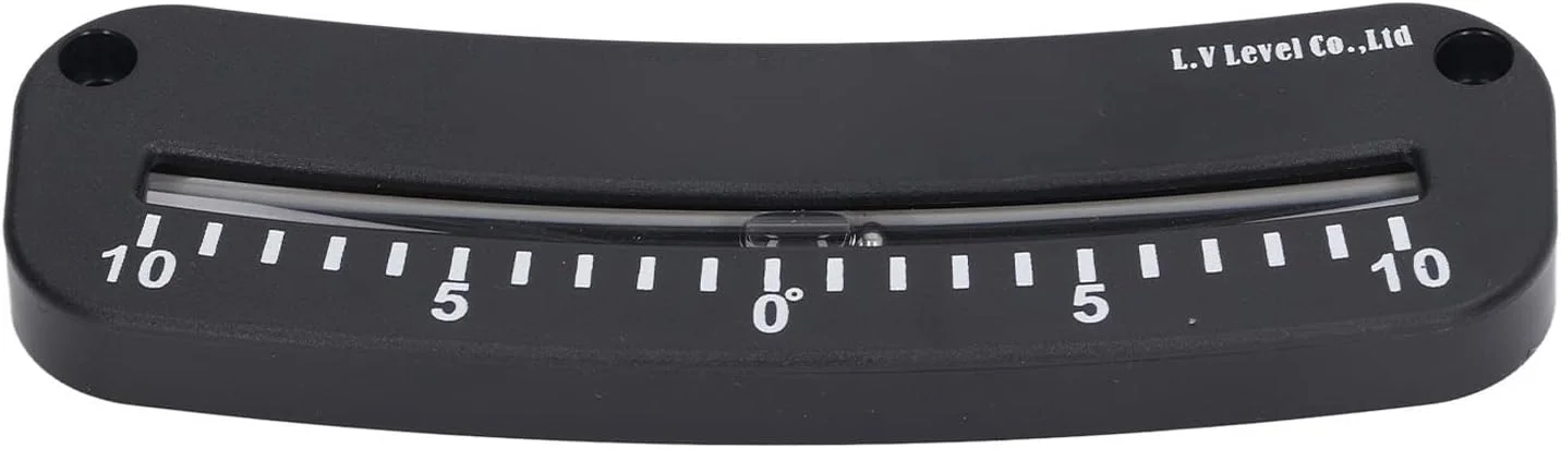 شیب سنج لوله ای Fafeicy با مقیاس واضح 10° تا 0° تا 10° و سوراخ ثابت برای تست زاویه افقی میکرو شیب سنج لوله ای Fafeicy با مقیاس واضح 10° تا 0° تا 10° و سوراخ ثابت برای تست زاویه افقی میکرو