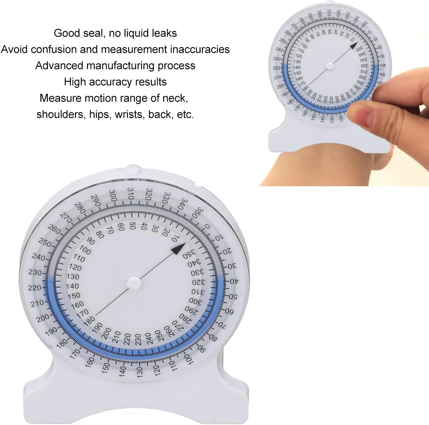 شیب سنج، شیب سنج حبابی برای فیزیوتراپی، اندازه گیری دقیق حبابی بدون نشتی برای دانشجویان