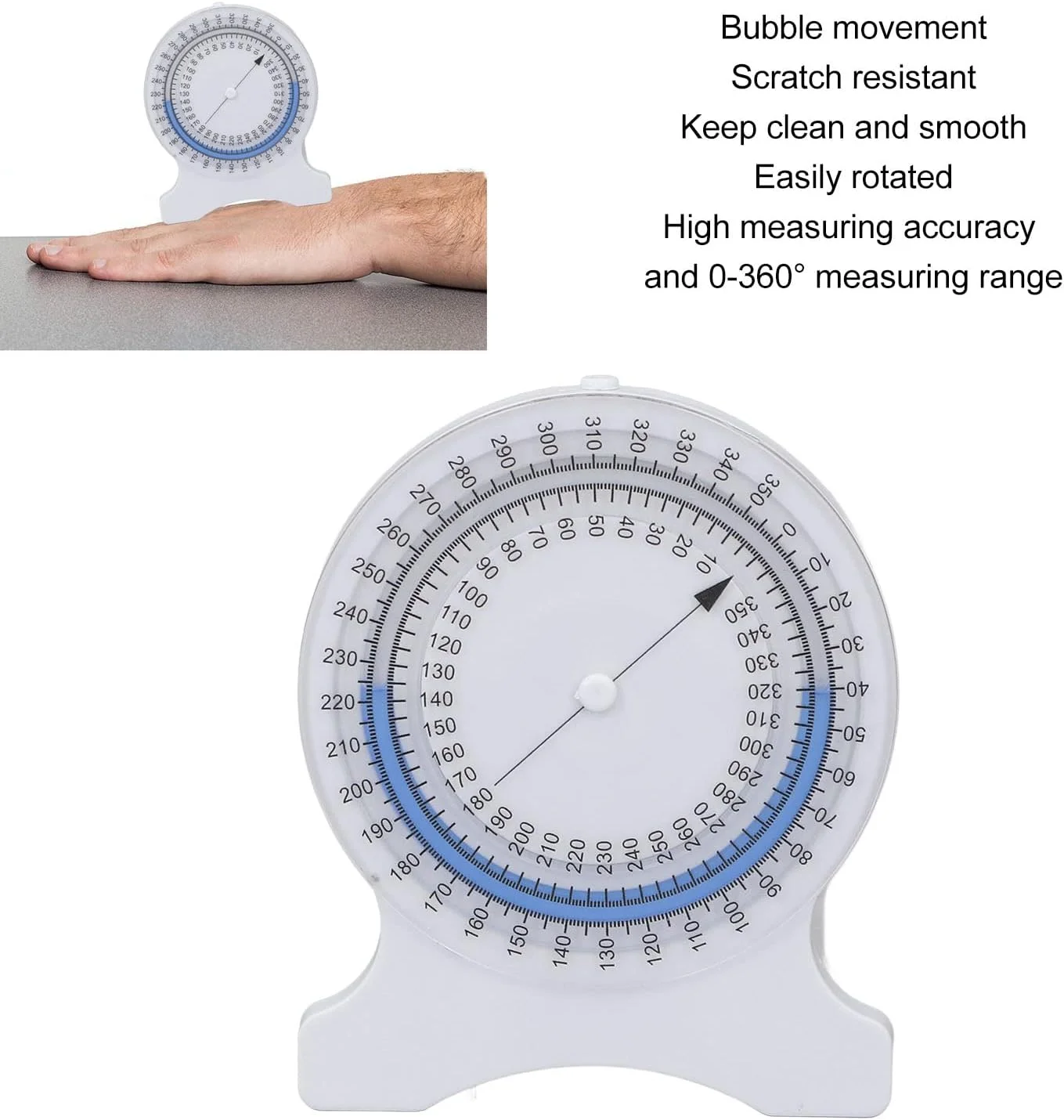 شیب سنج، شیب سنج حبابی برای فیزیوتراپی، اندازه گیری دقیق حبابی بدون نشتی برای دانشجویان