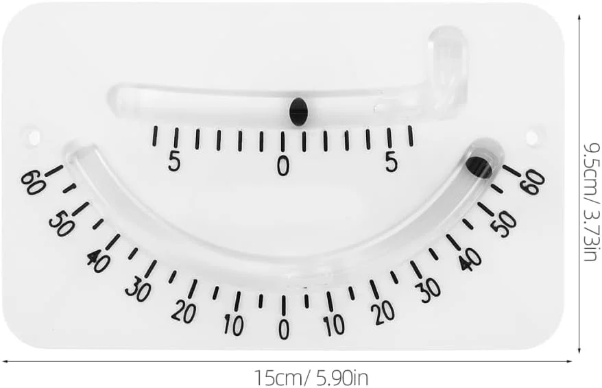 شیب سنج دریایی KOMBIUDA، ابزار دقیق اندازه گیری زاویه و تراز برای قایق ها به همراه پیچ های نصب برای استفاده در قایق تفریحی و کشتی