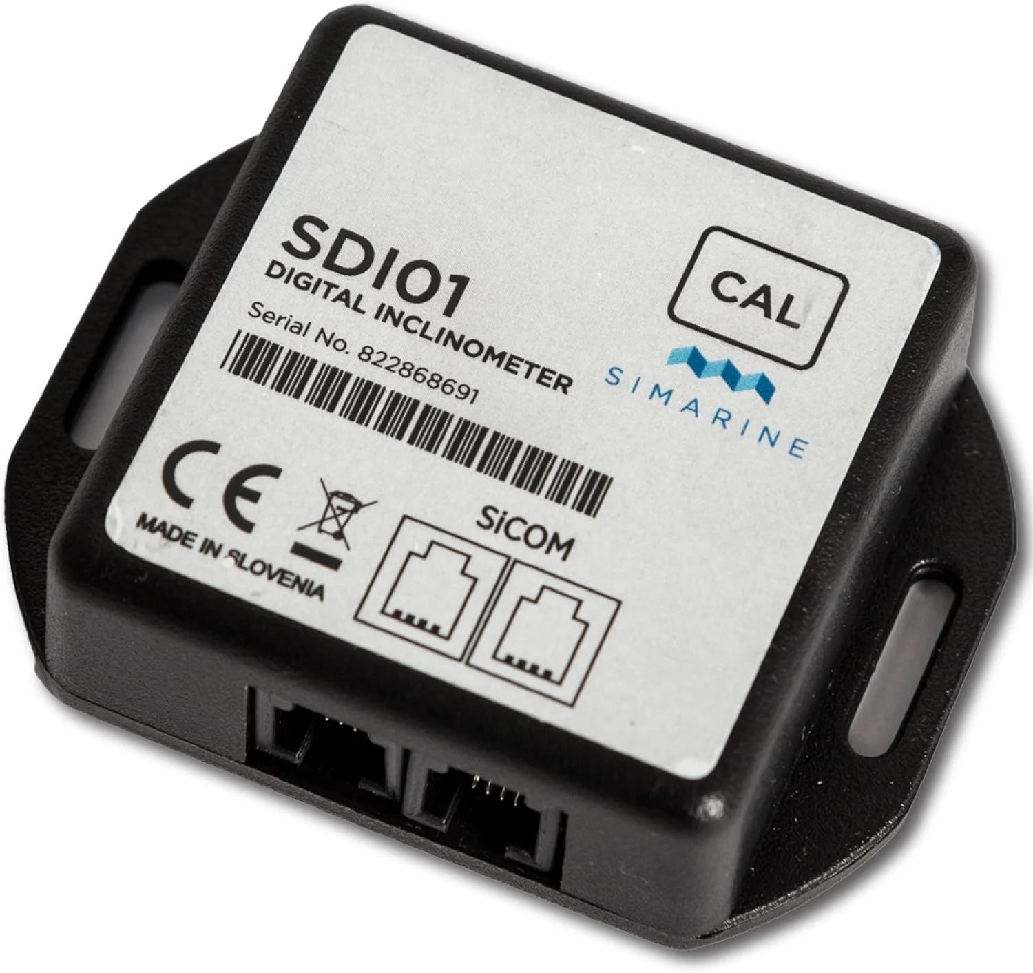 شیب سنج دیجیتال با وضوح بالا Simarine برای قایق ها، کمپرها، کاروان ها و RV ها، دستگاه Plug & Play ساده، سازگار با مانیتور باتری Simarine PICO و پنل کنترل VIA