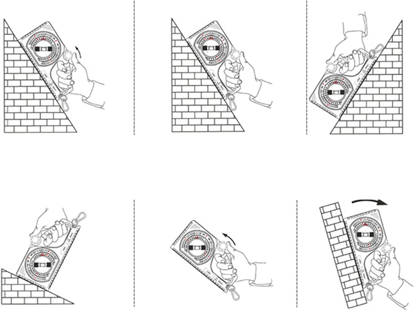 شیب سنج، شیب سنج فنی، خط کش شیب سنج جهانی، شیب سنج دیجیتال، شیب سنج