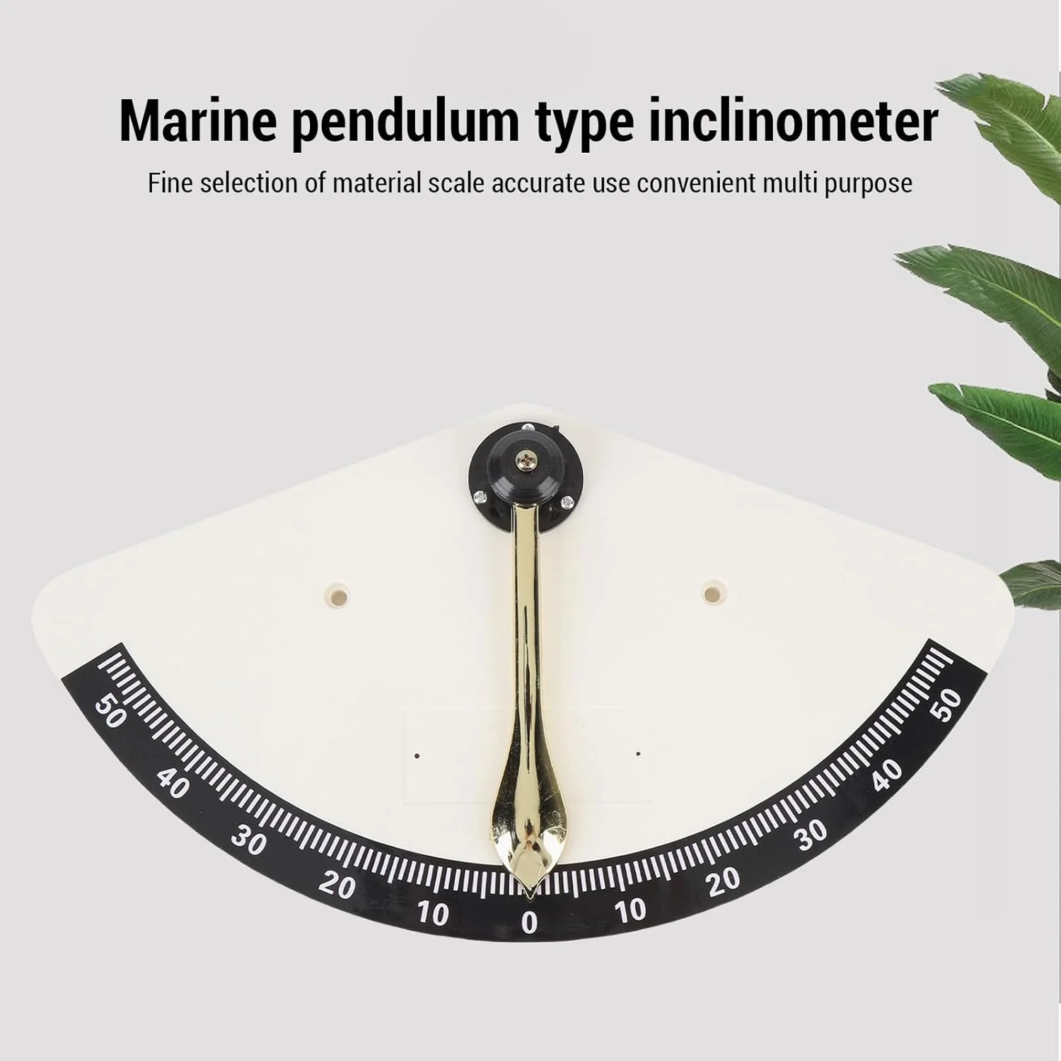 شیب سنج زاویه پاشنه دریایی برای قایق ها و شناورهای دریایی، شیب سنج دریایی نوع آونگی اندازه گیری دقیق باکالیت مسی برای قایق ها، قایق تفریحی، RV