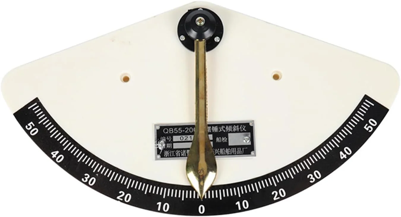 شیب سنج کشتی صنعتی با پاندول 55 درجه، اندازه گیری دقیق شیب برای عملیات ساده دریایی