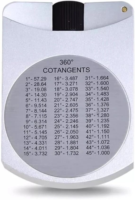 شیب سنج دستی، شیب سنج دقیق آلومینیومی ارتفاع سنج برای اندازه گیری ارتفاع و زوایای شیب جنگلداری و پیاده روی