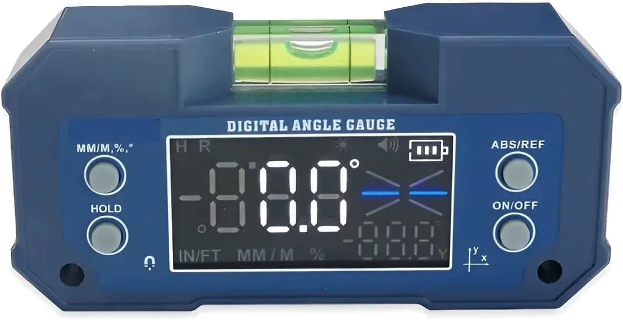 شیب سنج دیجیتال کوچک قابل شارژ XPR3SS 400mAh، تراز زاویه یاب دیجیتال فشرده، دو محوره