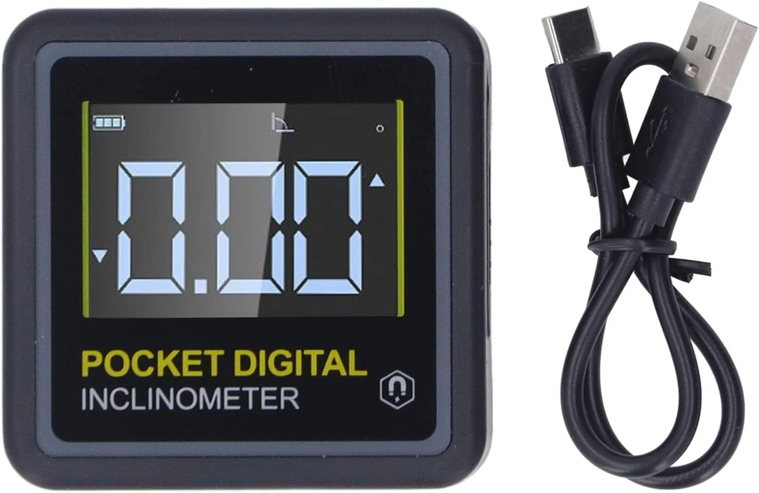 زاویه سنج دیجیتال جیبی، ابزار اندازه گیری زاویه مغناطیسی برای نجاری خانگی زاویه سنج دیجیتال جیبی، ابزار اندازه گیری زاویه مغناطیسی برای نجاری خانگی