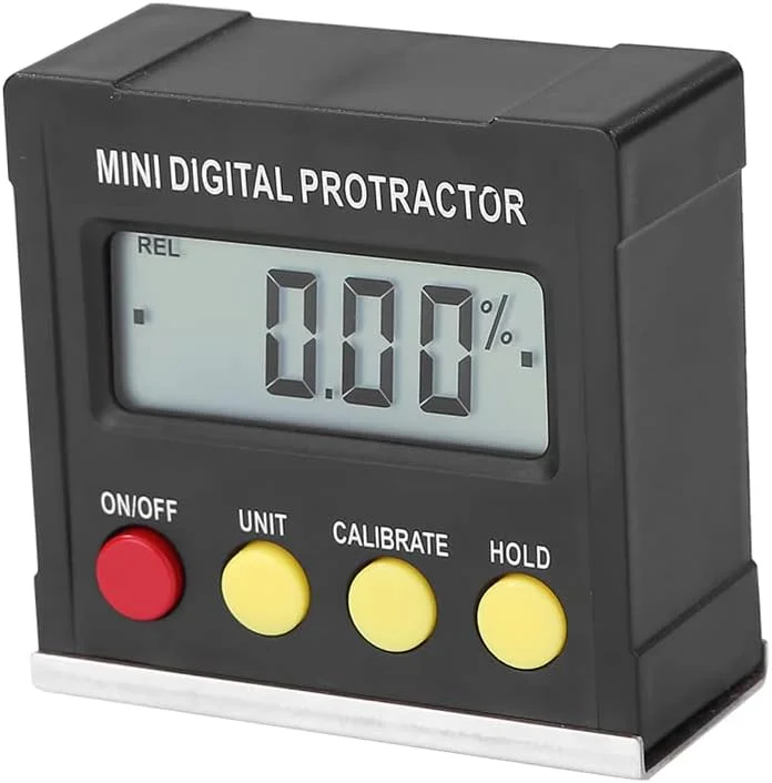 زاویه سنج افقی دیجیتال Graflsoa، تراز الکترونیکی جعبه ای با پایه ابزار اندازه گیری