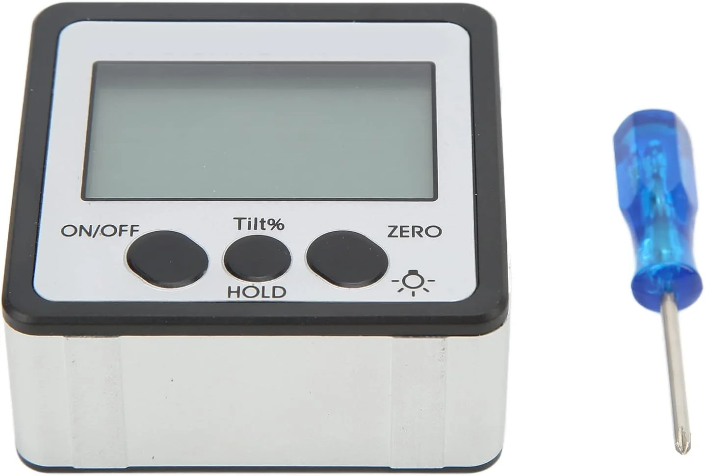 شیب سنج دیجیتال با نور پس زمینه، تراز زاویه ای الکترونیکی مغناطیسی 4x90 درجه، IP54، نمایشگر LCD برای ماشین آلات ساخت و ساز نجاری