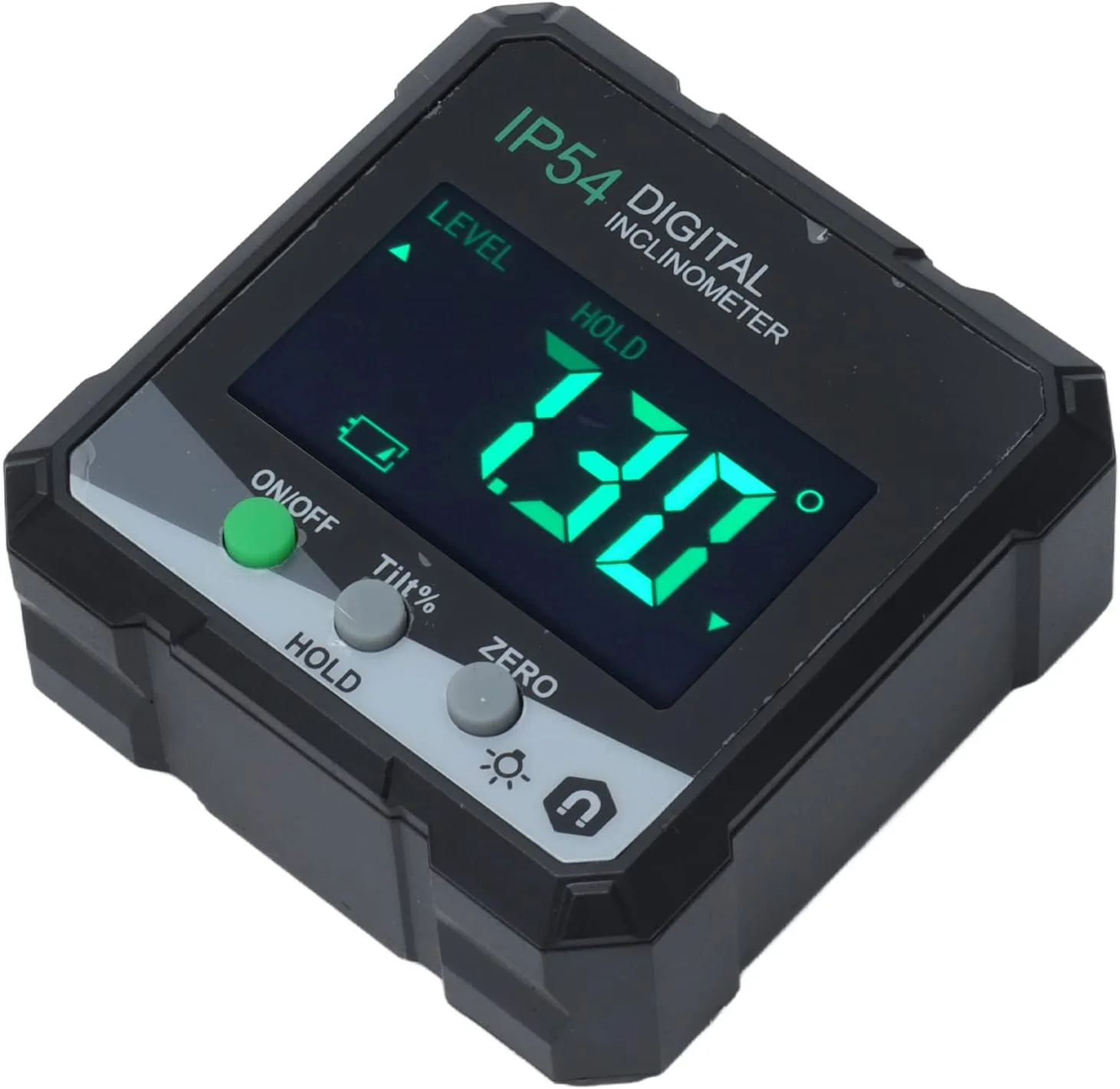 گونیا دیجیتال 90 درجه 4 طرفه، شیب سنج دیجیتال، زاویه سنج، شیب سنج ال سی دی، ضد آب