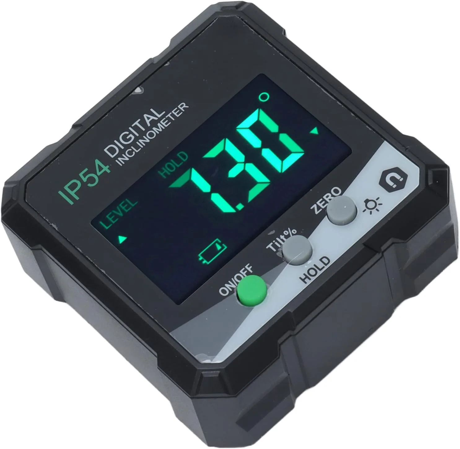 گونیا دیجیتال 90 درجه 4 طرفه، شیب سنج دیجیتال، زاویه سنج، شیب سنج ال سی دی، ضد آب