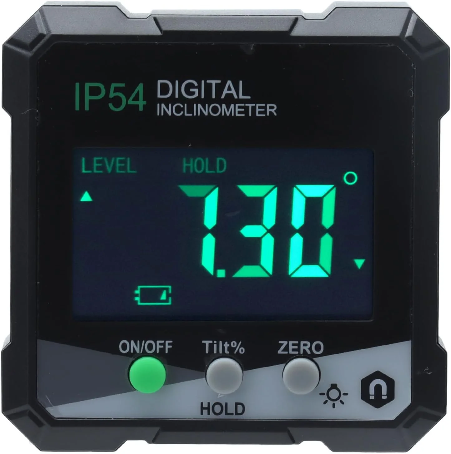 شیب سنج الکترونیکی عمومی، ترازوی دیجیتال مغناطیسی قابل حمل با کاربری آسان برای اندازه گیری زوایا