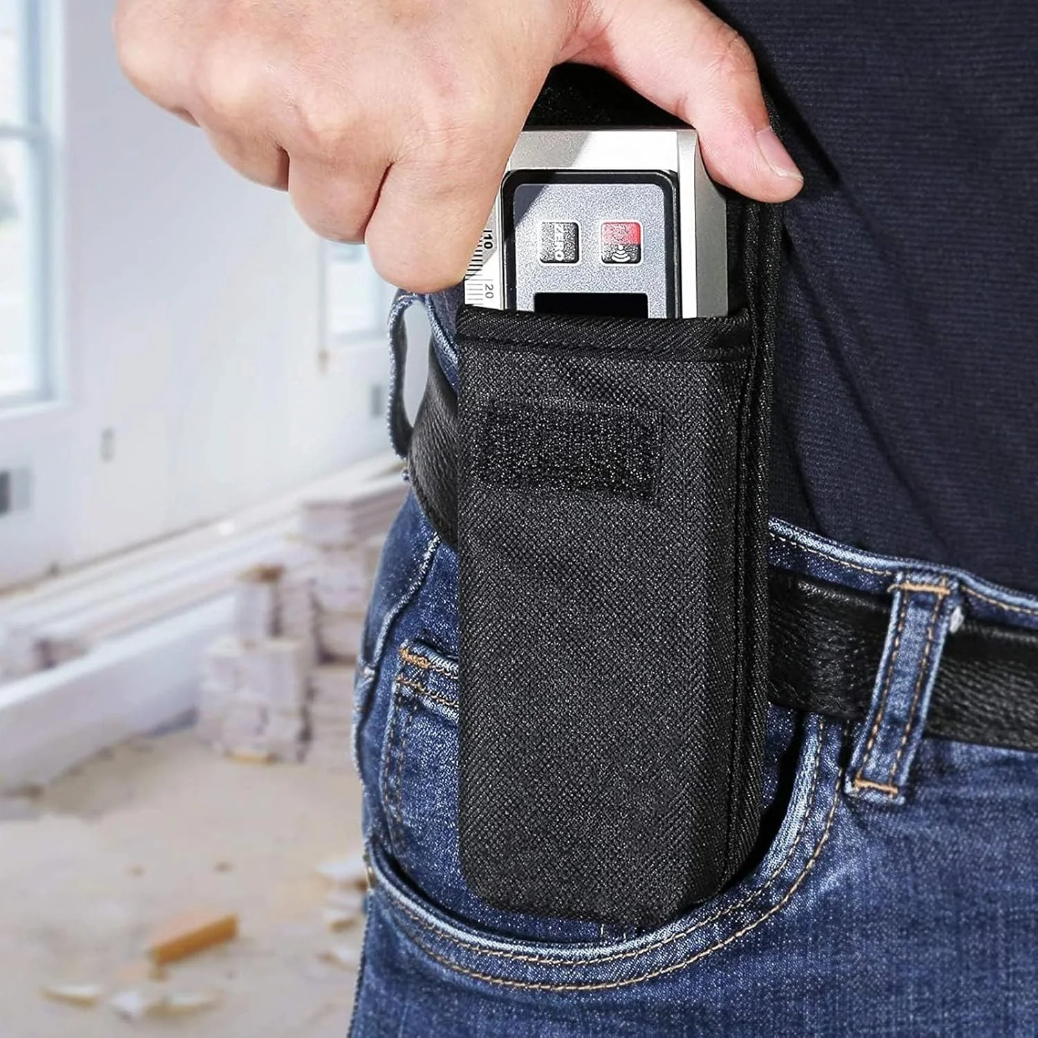 جعبه تراز دیجیتال قابل حمل - جعبه تراز دیجیتال چند ابزاره بادوام، شیب سنج و نقاله مغناطیسی دقیق برای نجاری و ساخت و ساز