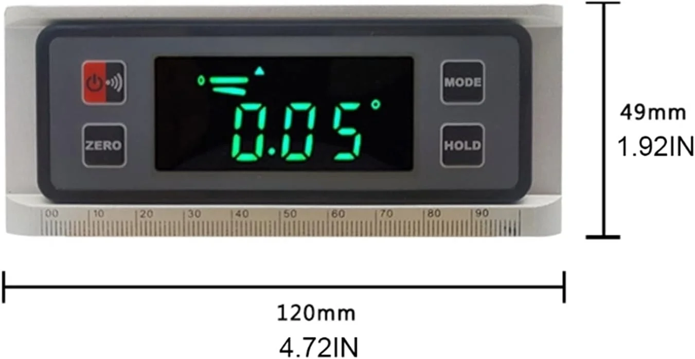 شیب سنج دیجیتال زاویه یاب تراز شیب سنج ابزار اندازه گیری آلیاژ آلومینیوم مغناطیسی