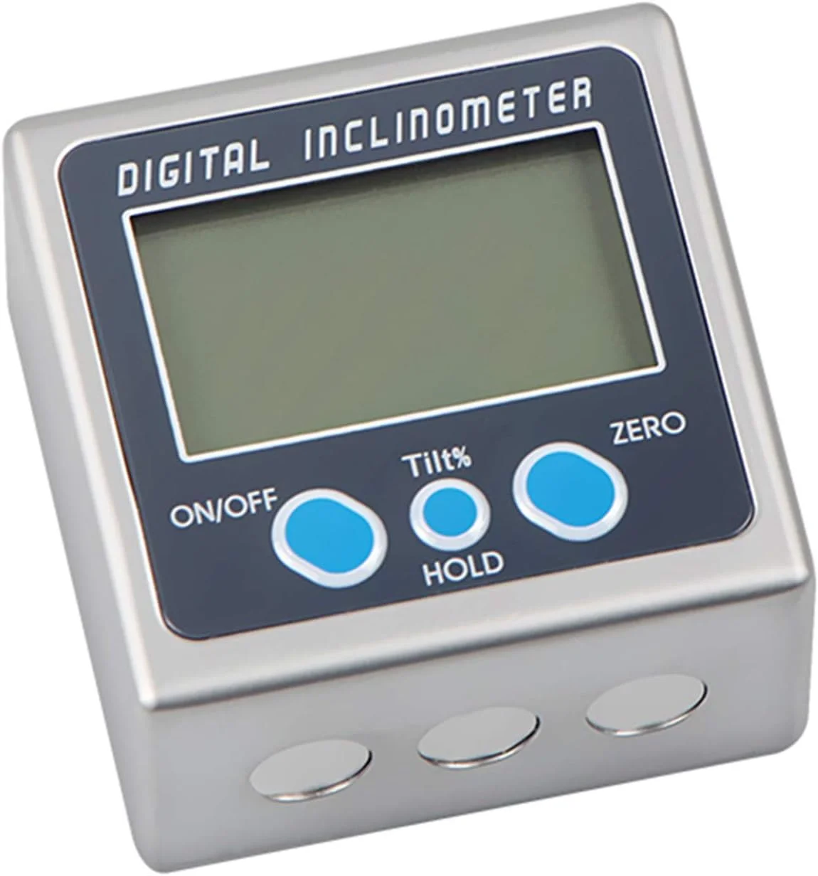 شیب سنج دیجیتال چند منظوره با بدنه آلیاژ روی 360 درجه، زاویه سنج الکترونیکی کوچک دیجیتال با آهنربا