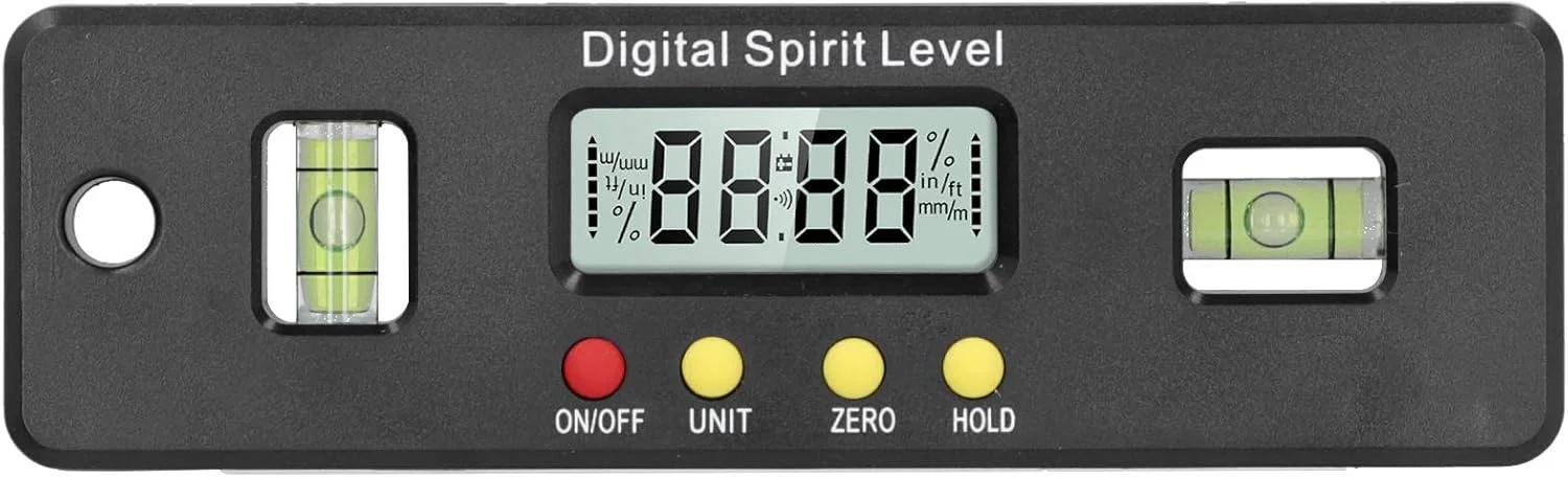 تراز دیجیتال 150 میلی‌متری - مینی زاویه‌سنج، تراز مغناطیسی، ابزار اندازه‌گیری زاویه الکترونیکی برای نجاری، ساختمان، خودرو و بنایی