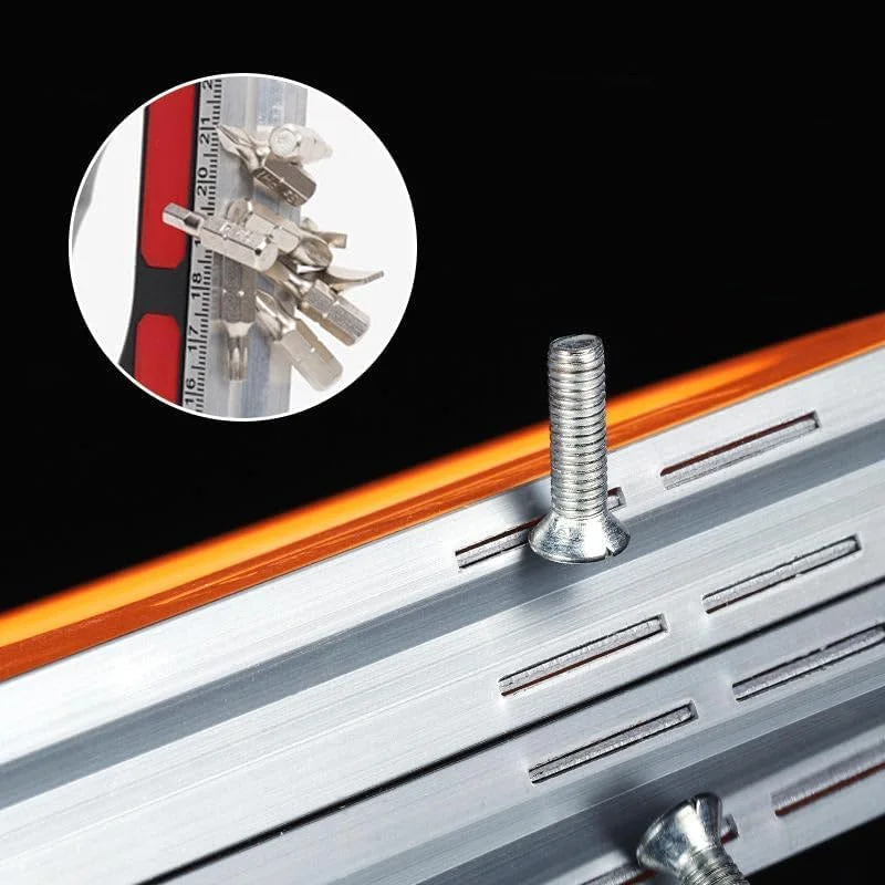 شیب سنج مکانیکی قابل حمل، زاویه یاب دیجیتال جدید 2024، شیب سنج مغناطیسی برای مصارف خانگی و صنعتی (نارنجی)