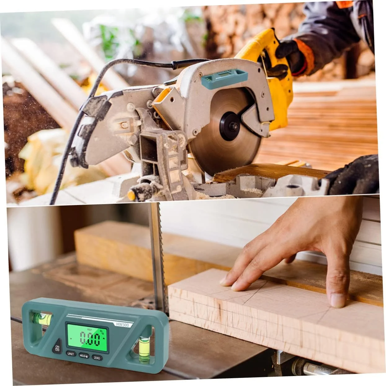 زاویه یاب دیجیتال، شیب سنج، ابزار دقیق، زاویه سنج دیجیتال کوچک برای تراز کردن و ساخت میز