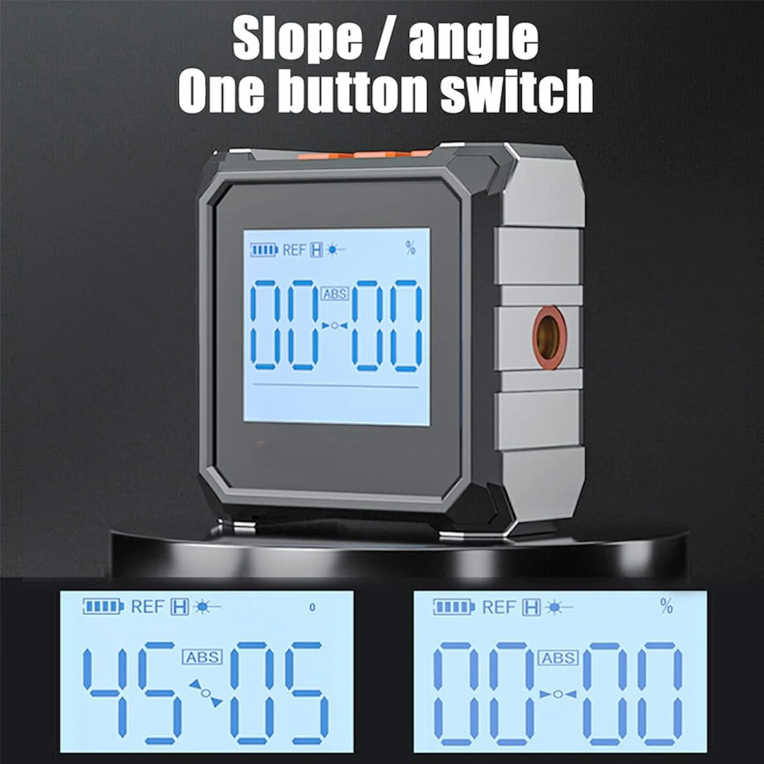 گونیومتر/نقاله دیجیتال با دقت بالا GZDodek، زاویه یاب تراز 360 درجه، شیب سنج USB مغناطیسی