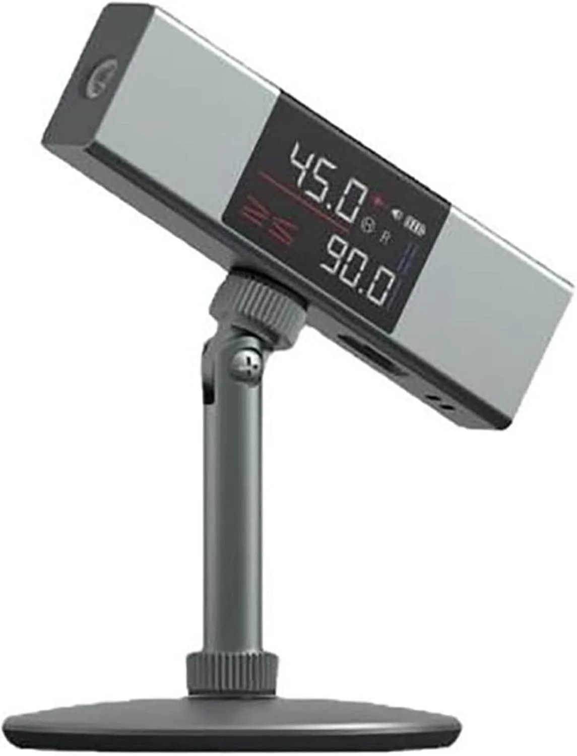 زاویه سنج دیجیتال GZDZHP، زاویه سنج لیزری دیجیتال، خط کش اندازه گیری زاویه با علامت گذاری دو طرفه، زاویه یاب صفحه نمایش LCD بزرگ