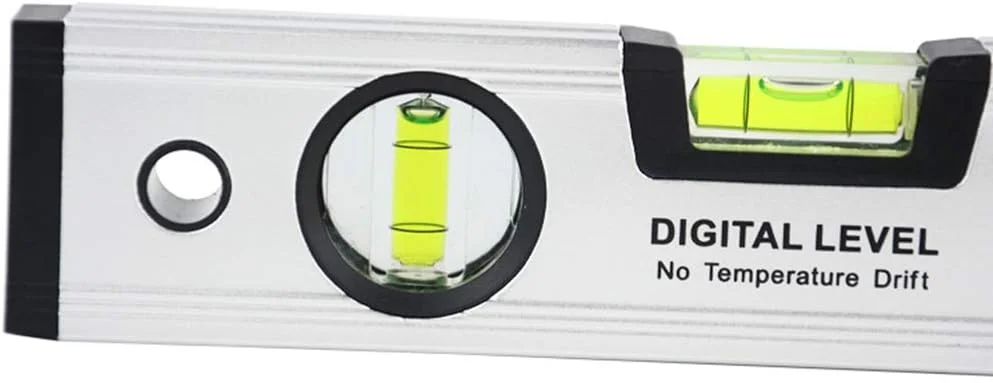 شیب سنج دیجیتال JACOJE زاویه یاب 360 درجه با نور پس زمینه LCD تبدیل اینچ/متریک سه دکمه (رنگ: 600 میلی متر بدون آهنربا)