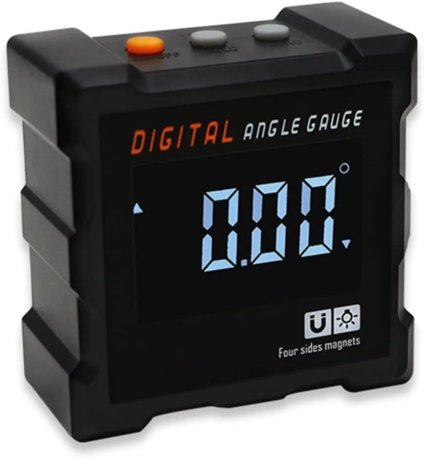 شیب سنج دیجیتال مغناطیسی چهار طرفه جدید FBITE، تراز الکترونیکی و زاویه سنج، ابزار اندازه گیری زاویه دیجیتال