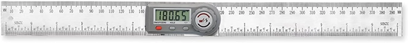 زاویه سنج دیجیتال 200 میلی متری 7 اینچی، خط کش زاویه ای استیل ضد زنگ، زاویه یاب دیجیتال، شیب سنج، ابزار اندازه گیری