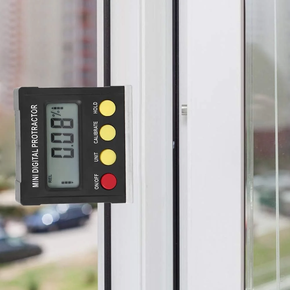 زاویه سنج دیجیتال کوچک 360 درجه با پایه مغناطیسی