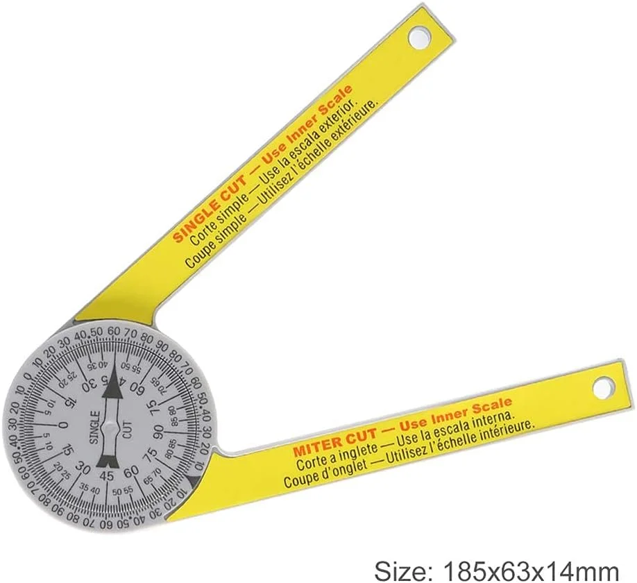 زاویه سنج دیجیتال اره فارسی بر مدل 505p-7، جنس ABS، شیب سنج، گونیا، تراز و ابزار اندازه گیری زاویه