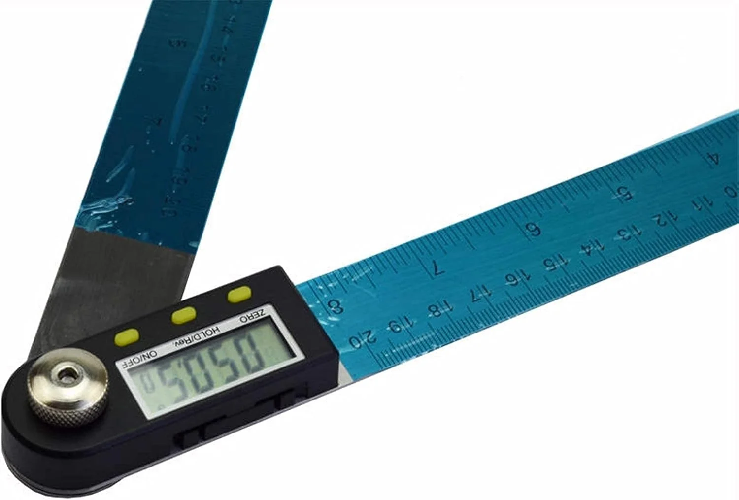 زاویه سنج دیجیتال حرفه ای، 200/300/500 میلی متر، یابنده زاویه دیجیتال 12 اینچی، متر، نقاله، شیب سنج، لوازم جانبی آزمایشگاهی (اندازه: 300 میلی متر)