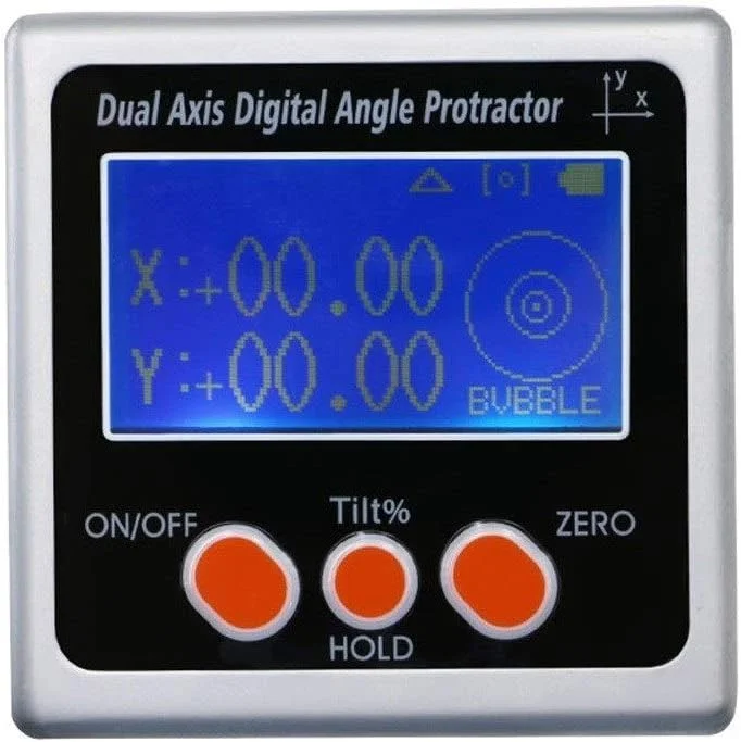 شیب سنج دیجیتال دو محوره ACCDUER، جعبه زاویه دیجیتال با آلیاژ آلومینیوم و آهنربا شیب سنج دیجیتال دو محوره ACCDUER، جعبه زاویه دیجیتال با آلیاژ آلومینیوم و آهنربا