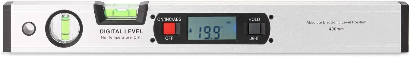 زاویه یاب دیجیتال دوسلف، تراز الکترونیکی 360 درجه (400 میلی متر) زاویه یاب دیجیتال دوسلف، تراز الکترونیکی 360 درجه (400 میلی متر)
