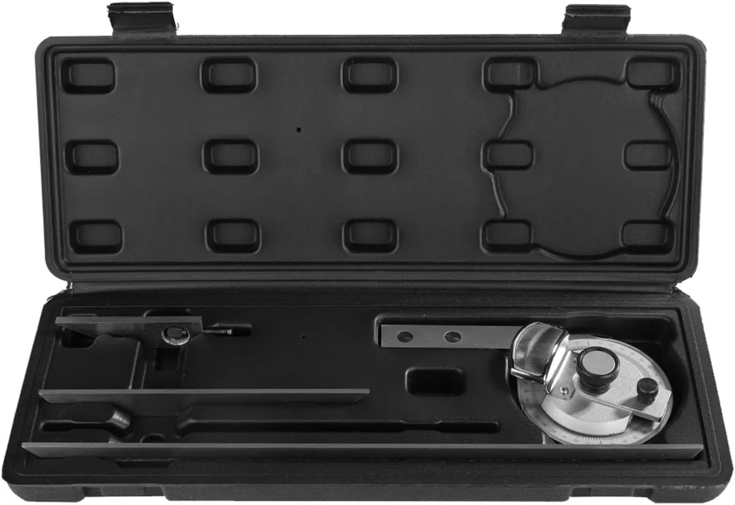 زاویه سنج دیجیتال 0-360 درجه بریلوکسا، نقاله استیل ضد زنگ، خط کش اندازه گیری زاویه با ذره بین، برای نجاری، ساخت و ساز و تعمیرات زاویه سنج دیجیتال 0-360 درجه بریلوکسا، نقاله استیل ضد زنگ، خط کش اندازه گیری زاویه با ذره بین، برای نجاری، ساخت و ساز و تعمیرات