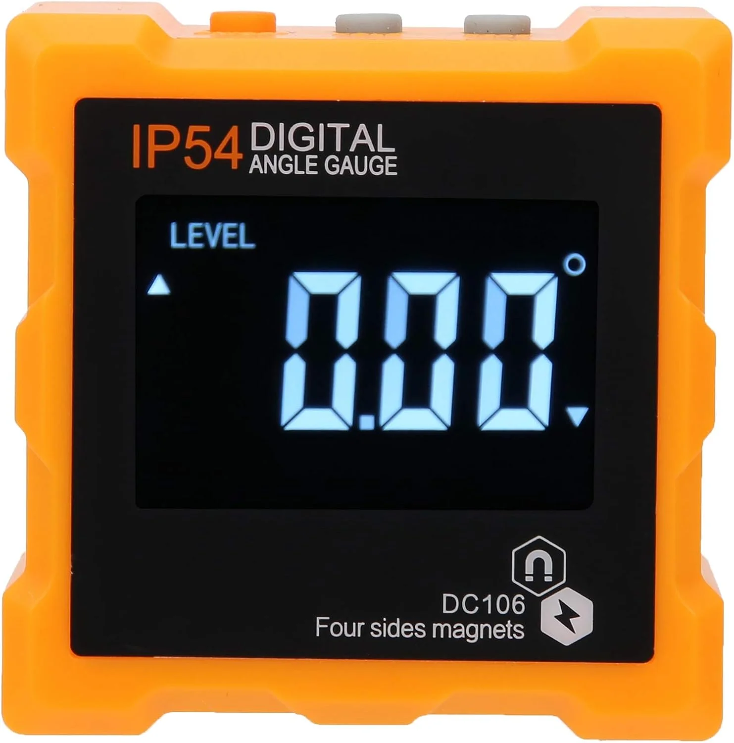 زاویه یاب دیجیتال LCD با صفحه نمایش و آهنربای چهار طرفه برای اندازه گیری های صنعتی