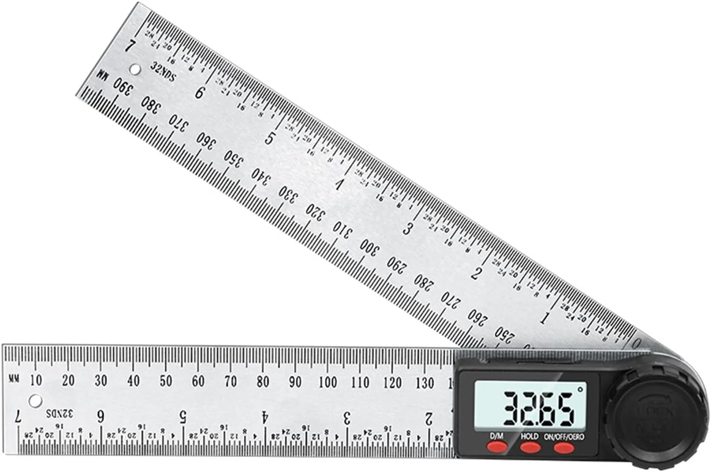 زاویه سنج دیجیتال 2 در 1 و خط کش 200 میلی متری
