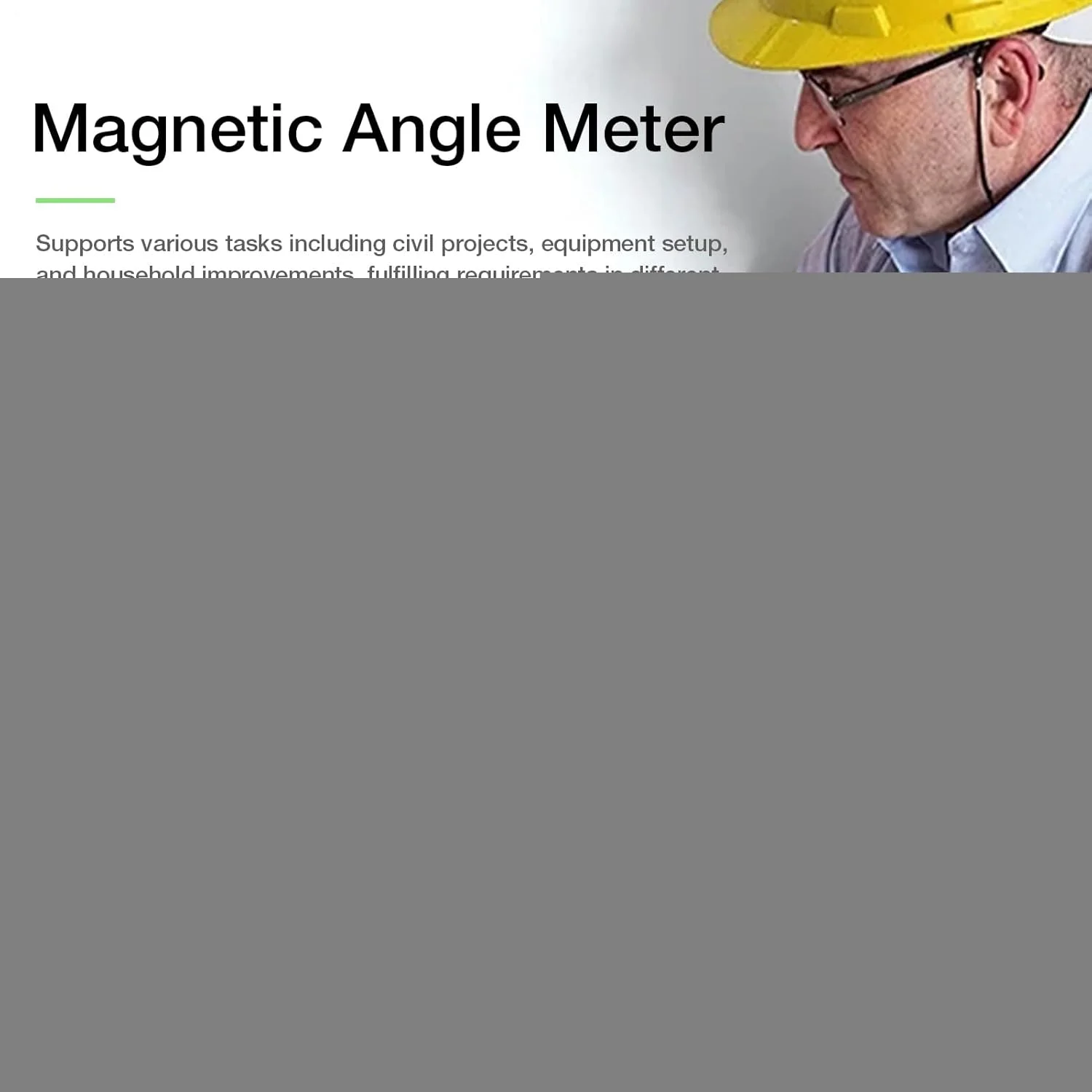 ابزار زاویه یاب | تراز مغناطیسی زاویه ای نجاری - ابزار دقیق اندازه گیری شیب برای پروژه های نجاری، مهندسی، ساخت مبلمان