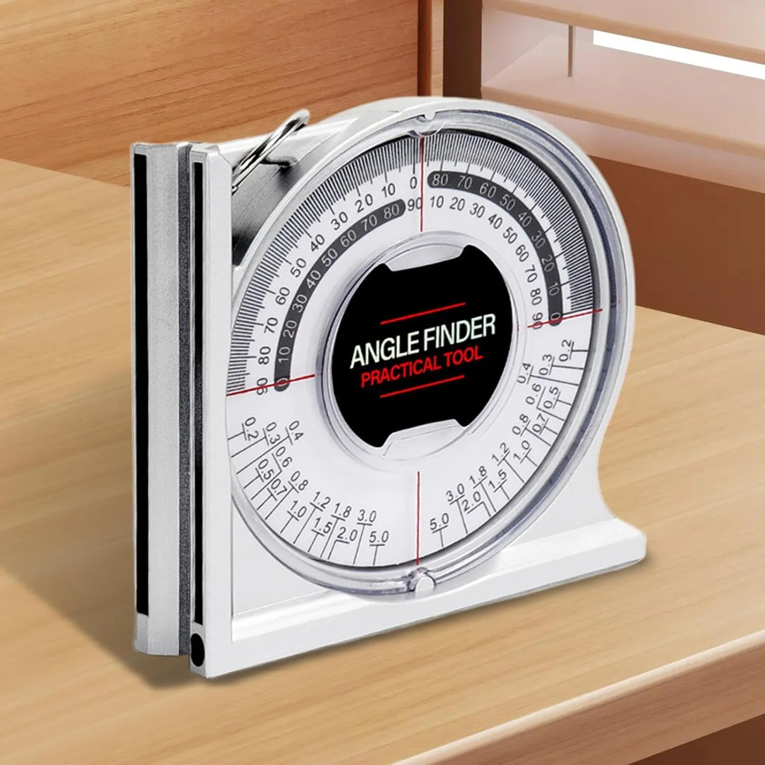 ابزار زاویه یاب - تراز زاویه ای مغناطیسی | ابزار دقیق برای یافتن شیب و اندازه گیری در پروژه های نجاری، مهندسی، ساخت مبلمان