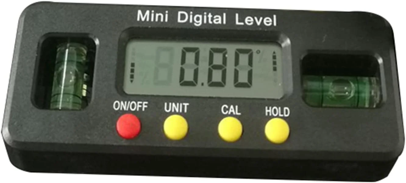 شیب سنج دیجیتال، زاویه یاب، تراز، ابزار اندازه گیری زاویه داخلی و خارجی، زاویه سنج دیجیتال با محدوده اندازه گیری 360 درجه، دارای آهنربا در قسمت زیرین، مناسب برای مهندسی و نجاری شیب سنج دیجیتال، زاویه یاب، تراز، ابزار اندازه گیری زاویه داخلی و خارجی، زاویه سنج دیجیتال با محدوده اندازه گیری 360 درجه، دارای آهنربا در قسمت زیرین، مناسب برای مهندسی و نجاری