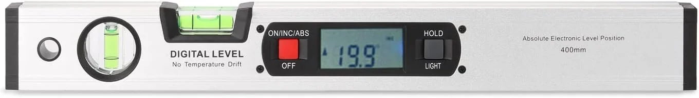 زاویه یاب دیجیتال 400 میلی متری Irovami، تراز الکترونیکی 360 درجه، شیب سنج با آهنربا، تستر زاویه، خط کش، تراز دیجیتال زاویه یاب دیجیتال 400 میلی متری Irovami، تراز الکترونیکی 360 درجه، شیب سنج با آهنربا، تستر زاویه، خط کش، تراز دیجیتال