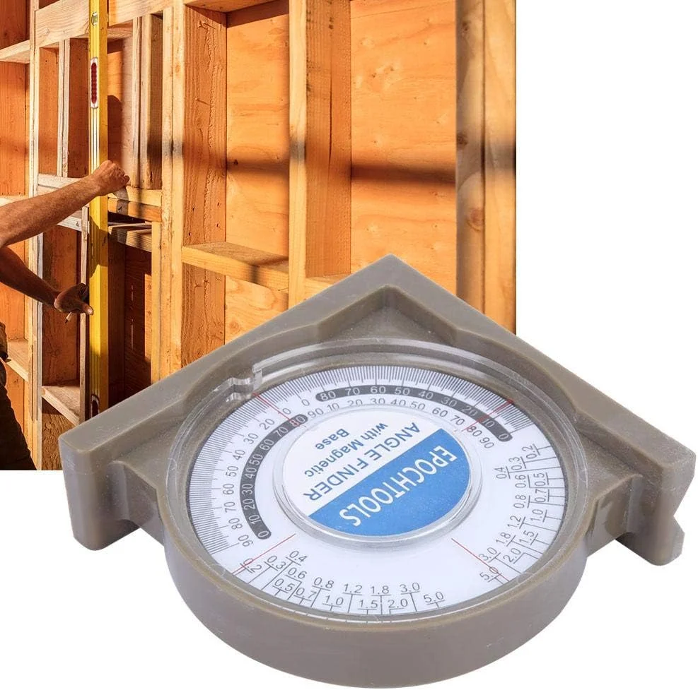 شیب سنج Shandongmt، ابزار اندازه گیری زاویه 0-360 درجه، شیب سنج ABS چند منظوره